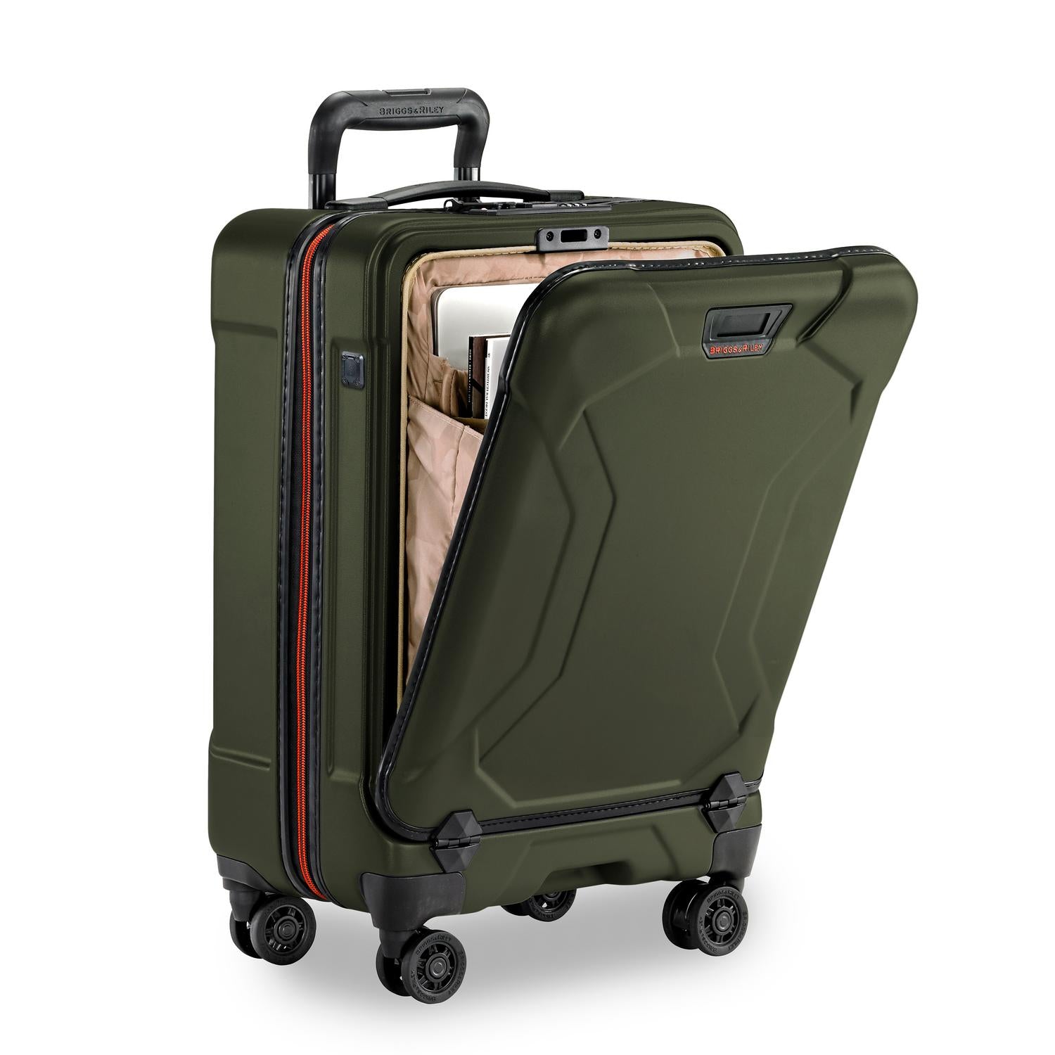  Torq International Carry-On Spinner Front Door #color_hunter