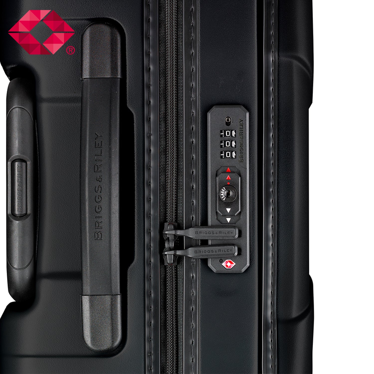  Torq International Carry-On Spinner Lock #color_stealth