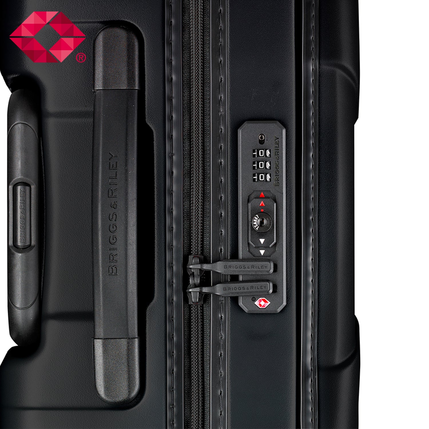  Torq Domestic Carry-On Spinner Lock #color_stealth