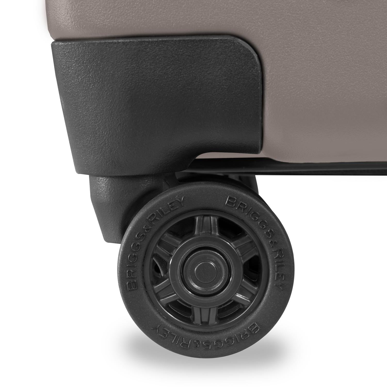 Briggs and Riley Sympatico International Carry-On Expandable Spinner Latte Wheels #color_latte