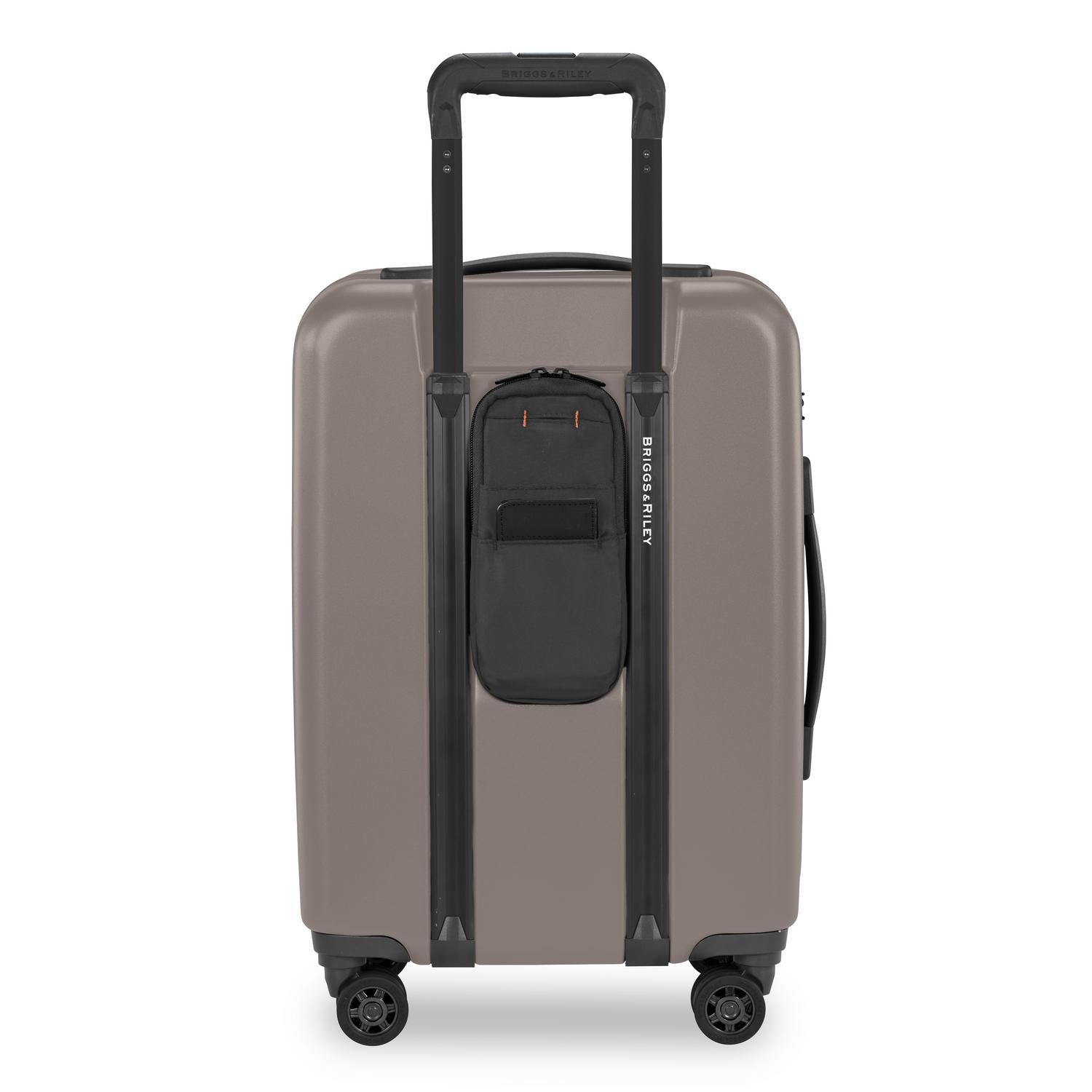 Briggs and Riley Sympatico International Carry-On Expandable Spinner Latte Back #color_latte