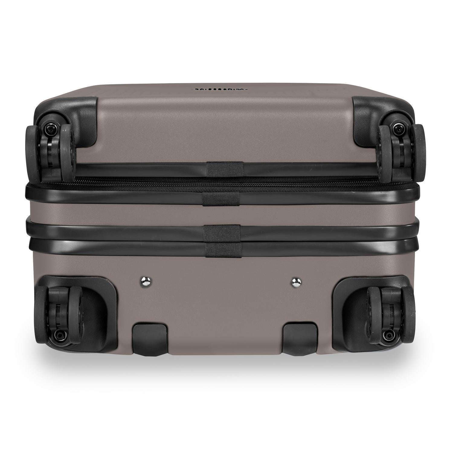Briggs and Riley Sympatico International Carry-On Expandable Spinner Latte Bottom #color_latte