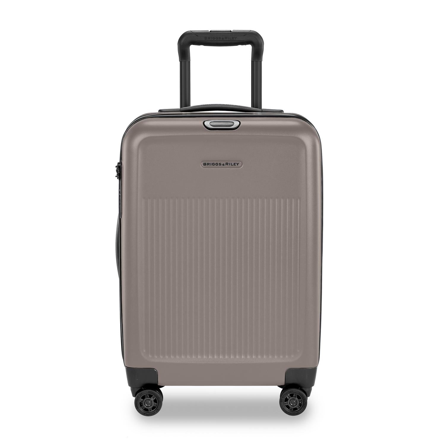 Briggs and Riley Sympatico International Carry-On Expandable Spinner Latte  Front #color_latte