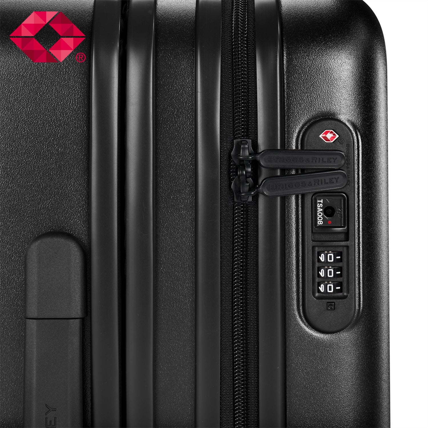 Briggs and Riley Sympatico International Carry-On Expandable Spinner Black Lock #color_black