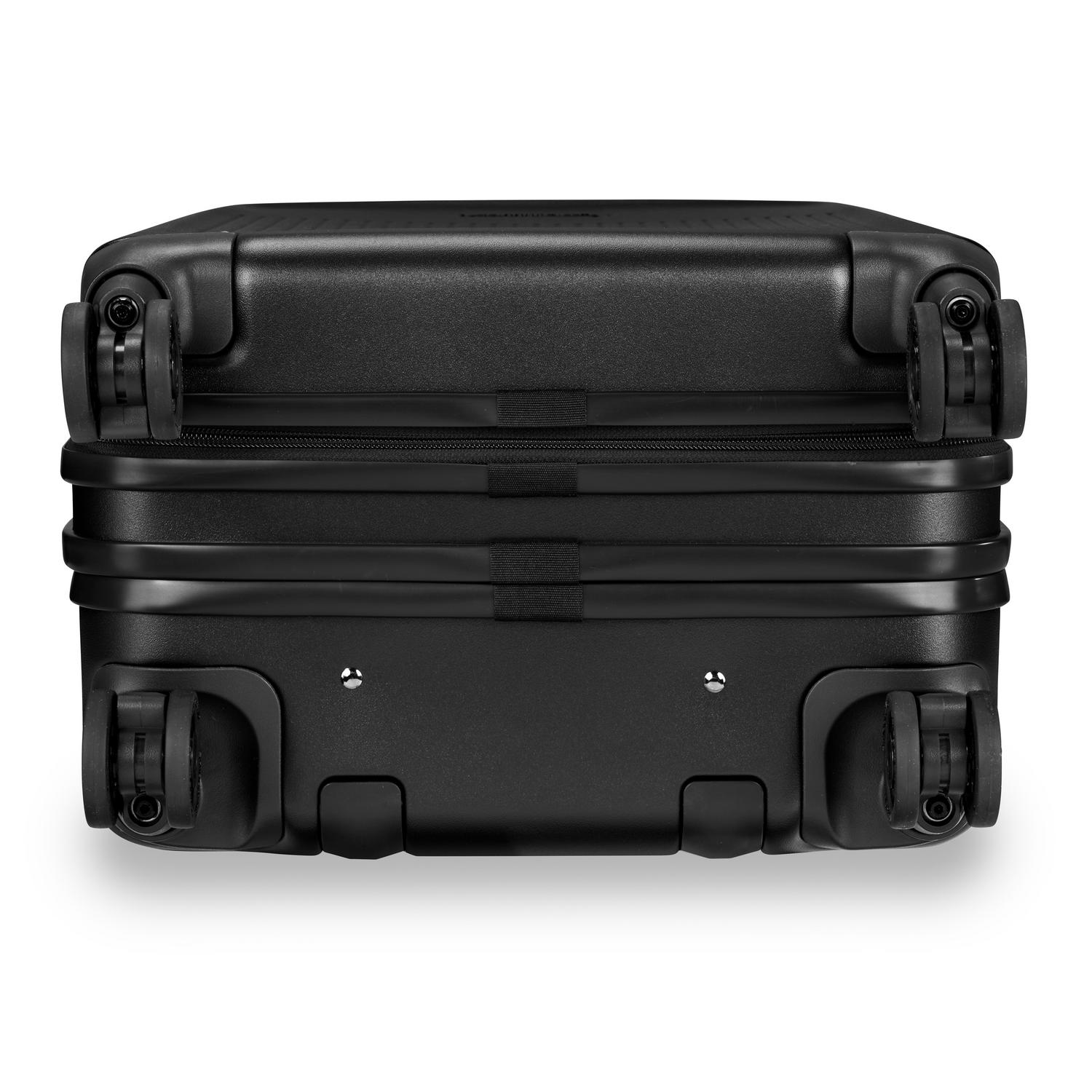 Briggs and Riley Sympatico International Carry-On Expandable Spinner Black Bottom #color_black