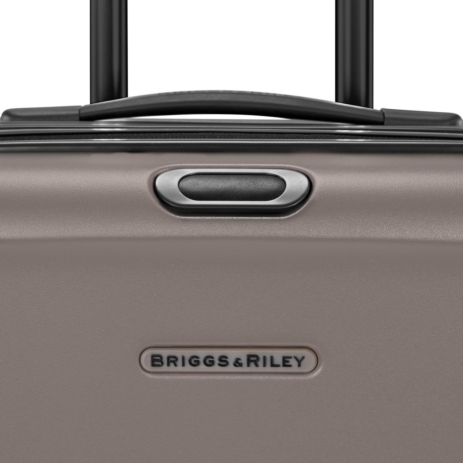 Briggs and Riley Sympatico Domestic Carry-On Expandable Spinner Latte Monogram #color_latte