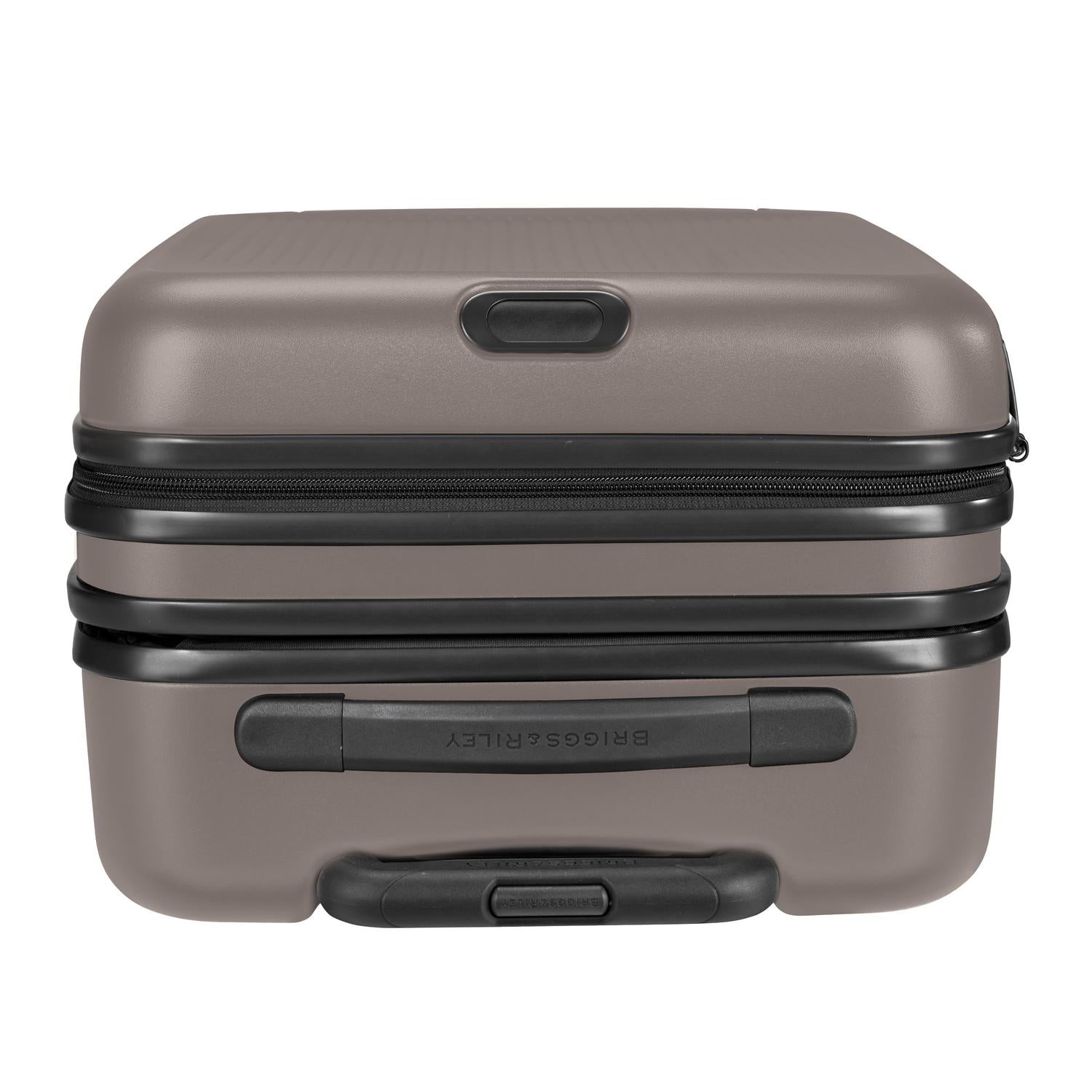 Briggs and Riley Sympatico Domestic Carry-On Expandable Spinner Latte Top #color_latte