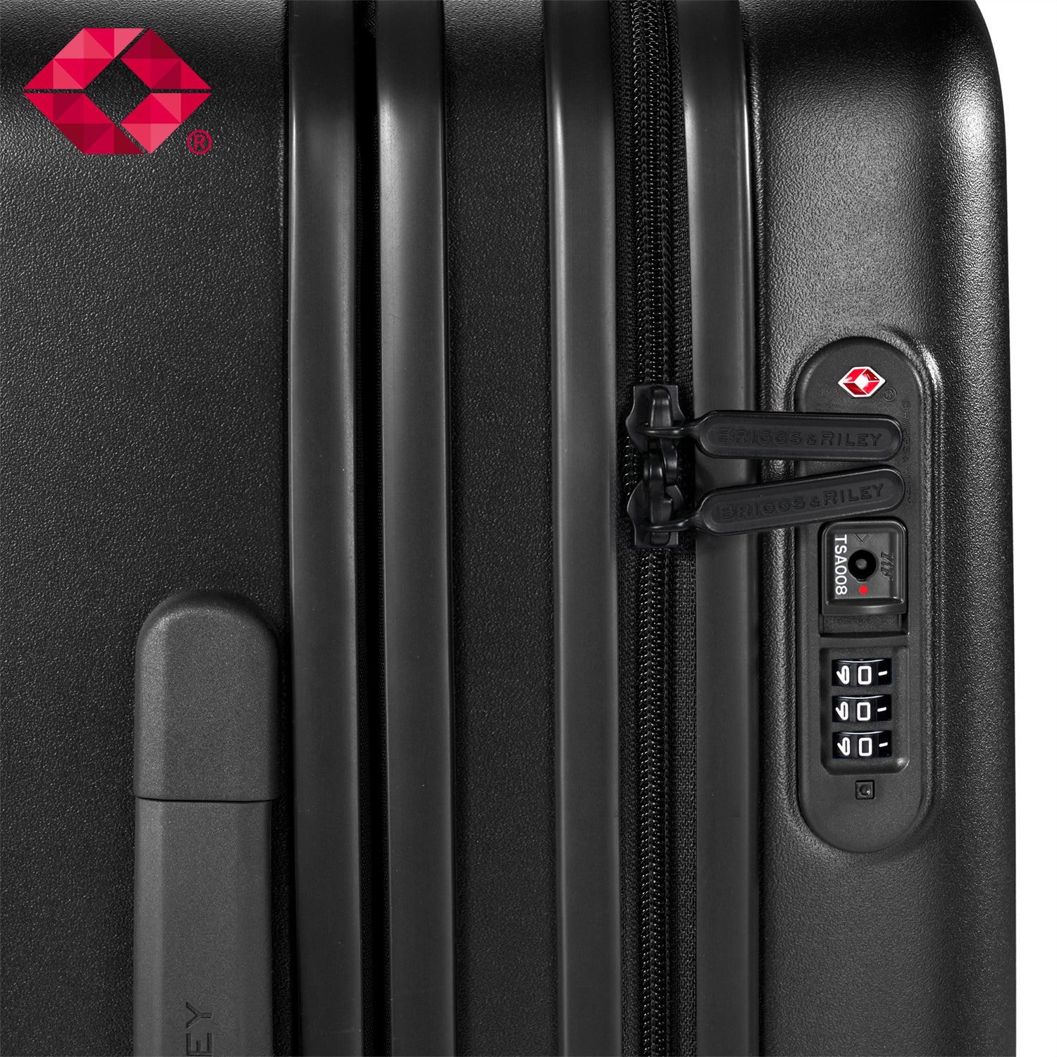 Briggs and Riley Sympatico Domestic Carry-On Expandable Spinner Black Lock #color_black