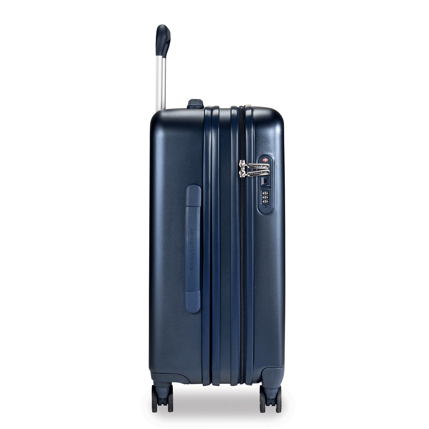 Domestic 22" Carry-On Expandable Spinner Navy CX Expansion #color_matte-navy