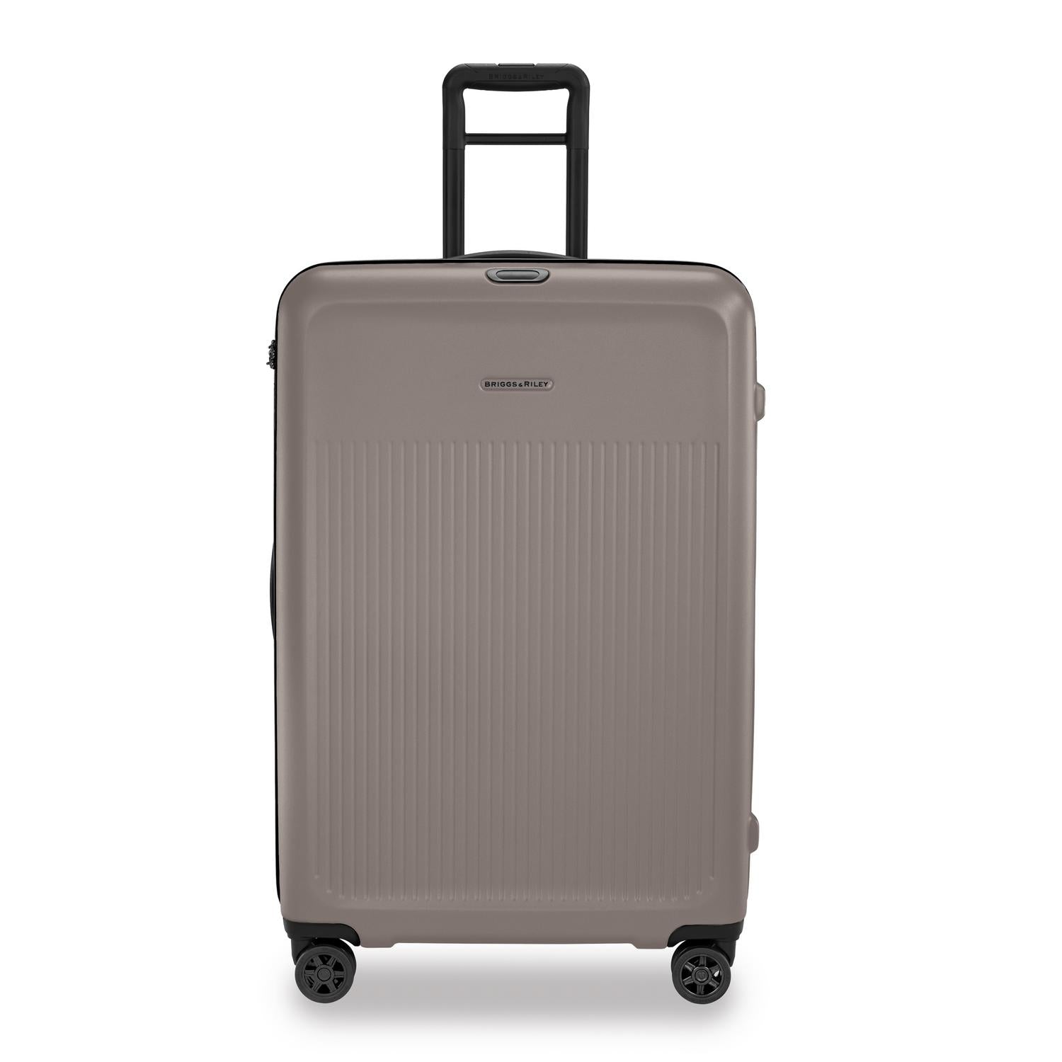 Briggs and Riley Sympatico Large Expandable Spinner Latte Front #color_latte