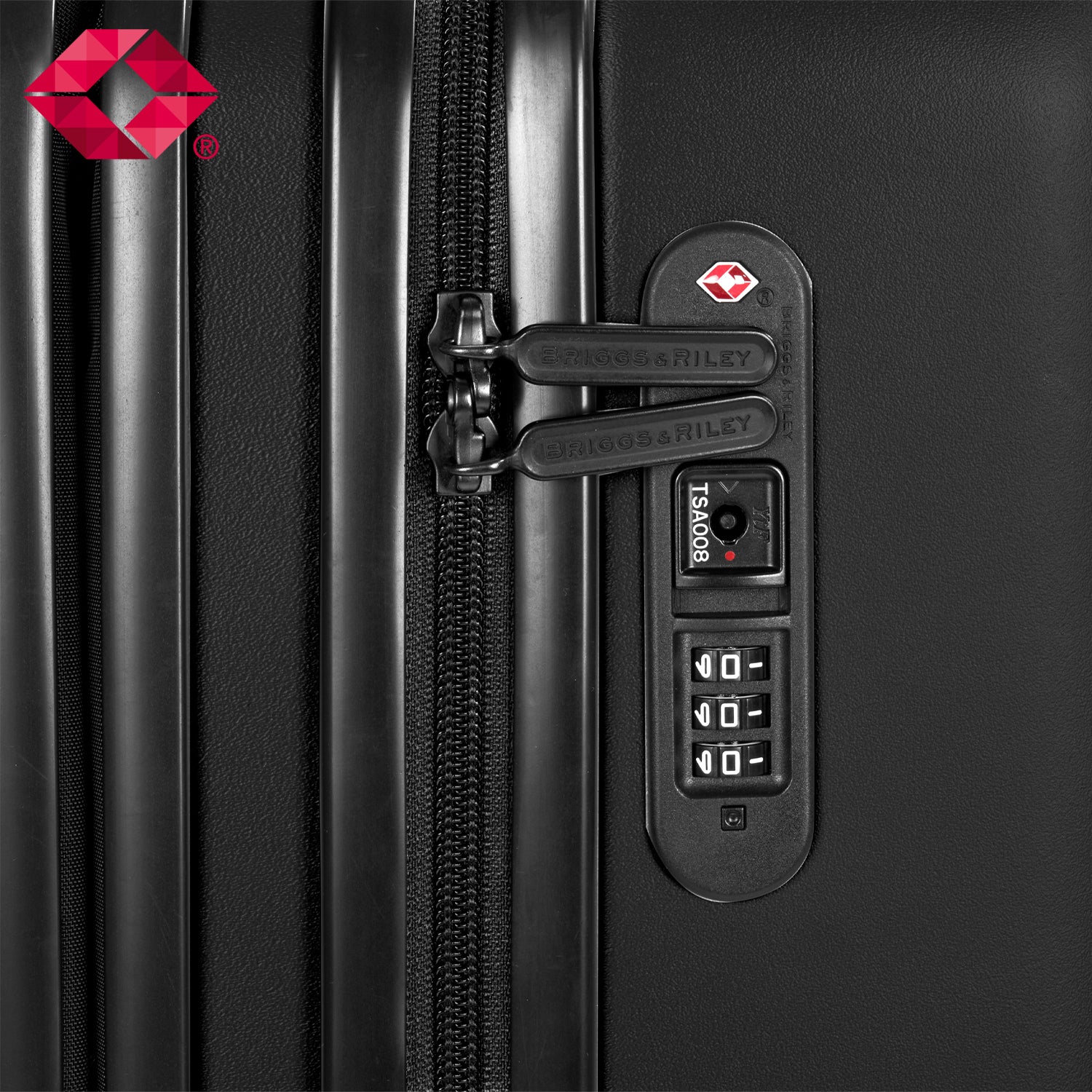 Briggs and Riley Sympatico Large Expandable Spinner Black Lock #color_black