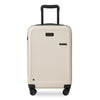Essential Carry-On Expandable Spinner in Navy, Front View #color_ivory