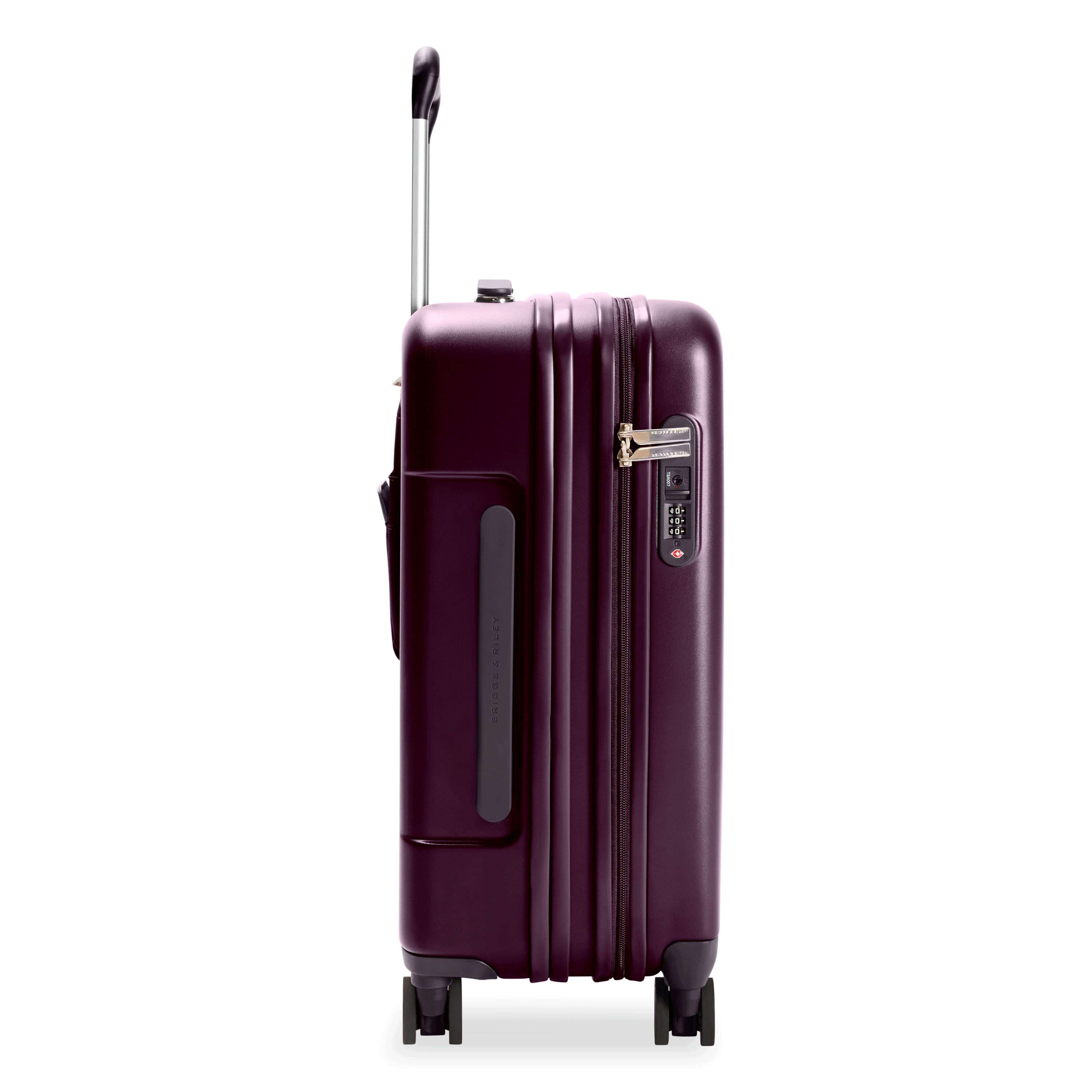 Essential 22 inch expandable carry-on spinner #color_plum