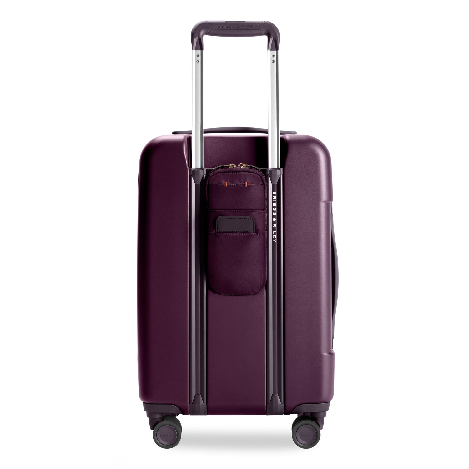 Essential Front Pocket Carry-On Expandable Spinner in Plum #color_plum