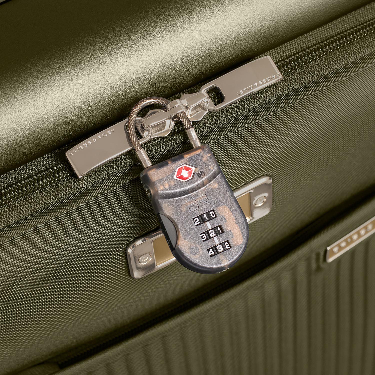 Essential Front Pocket Carry-On Expandable Spinner in Olive #color_olive