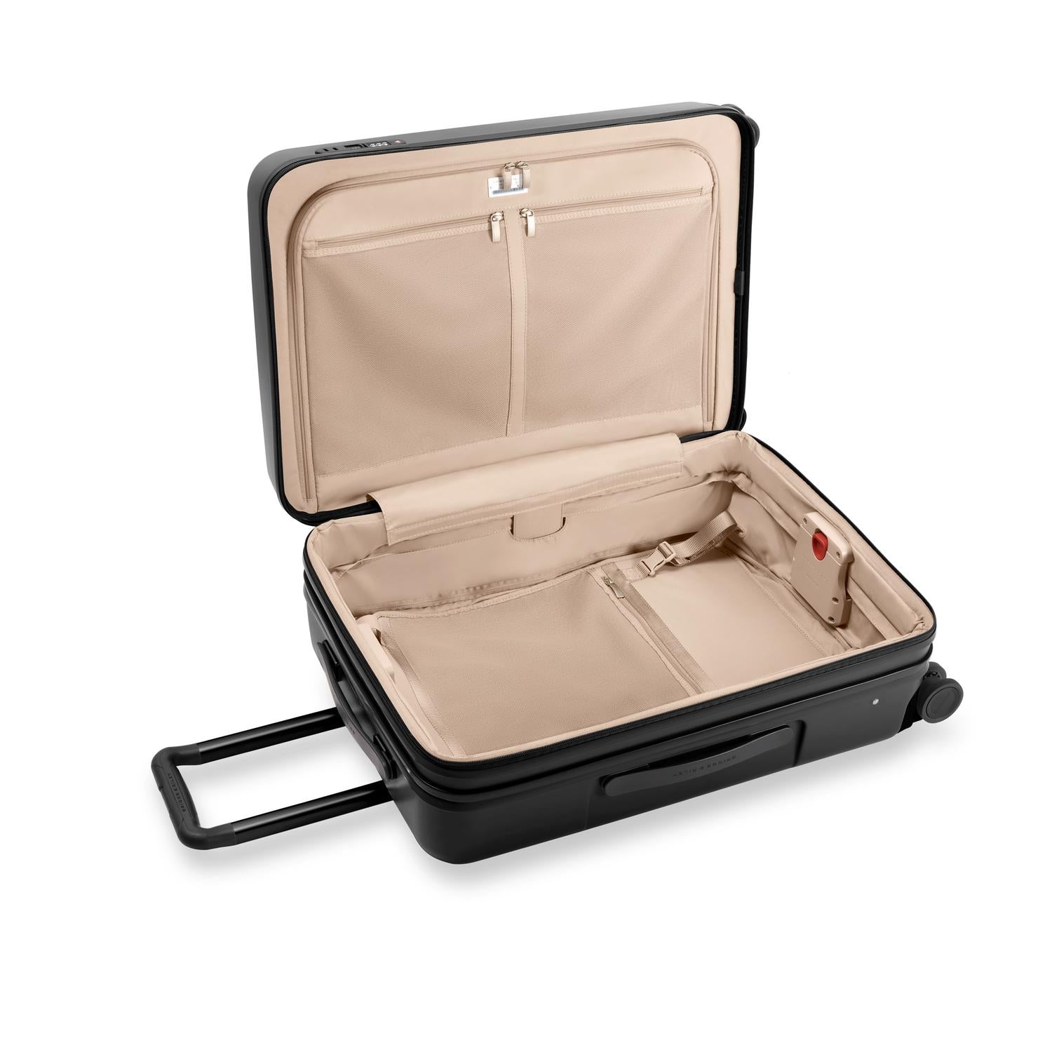Medium Expandable Spinner in Black, Interior View #color_black