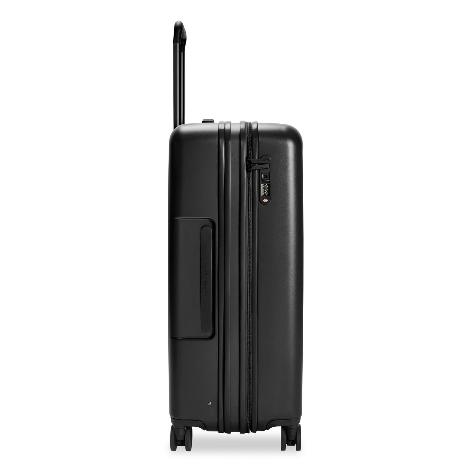 Medium Expandable Spinner in Black, Side View #color_black