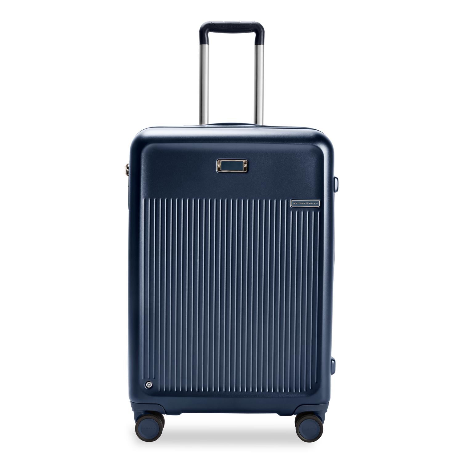 Medium Expandable Spinner in Navy, Front View #color_navy