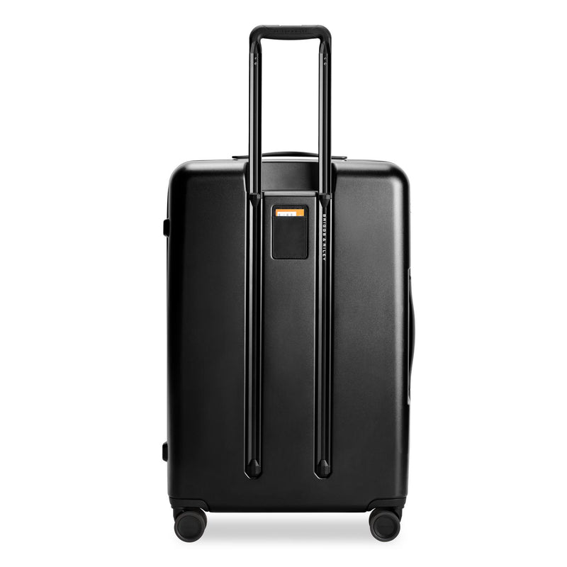 Large Expandable Spinner in Black, Back View #color_black