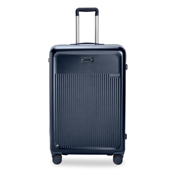 Large Expandable Spinner in Navy, Front View #color_navy