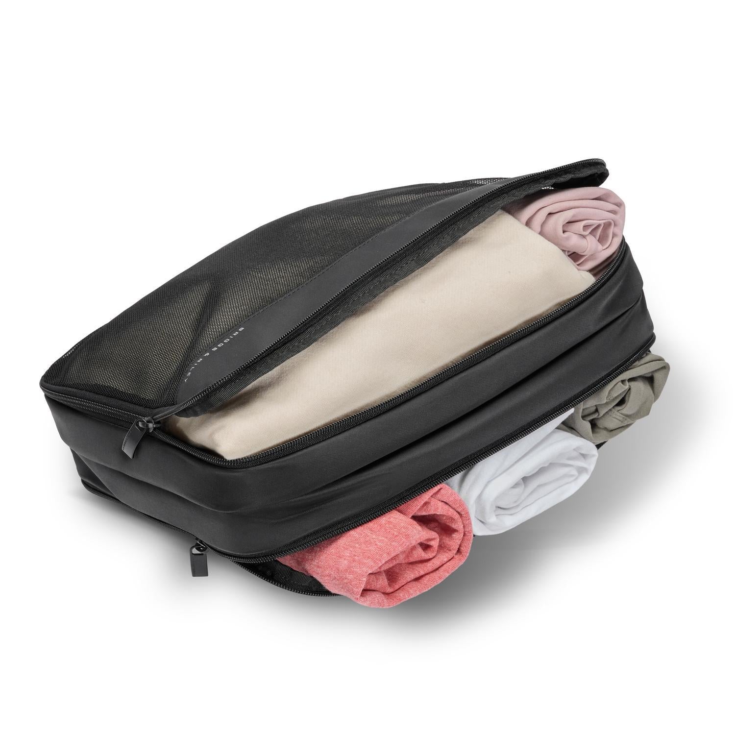 Double Sided Packing Cube Open #color_black