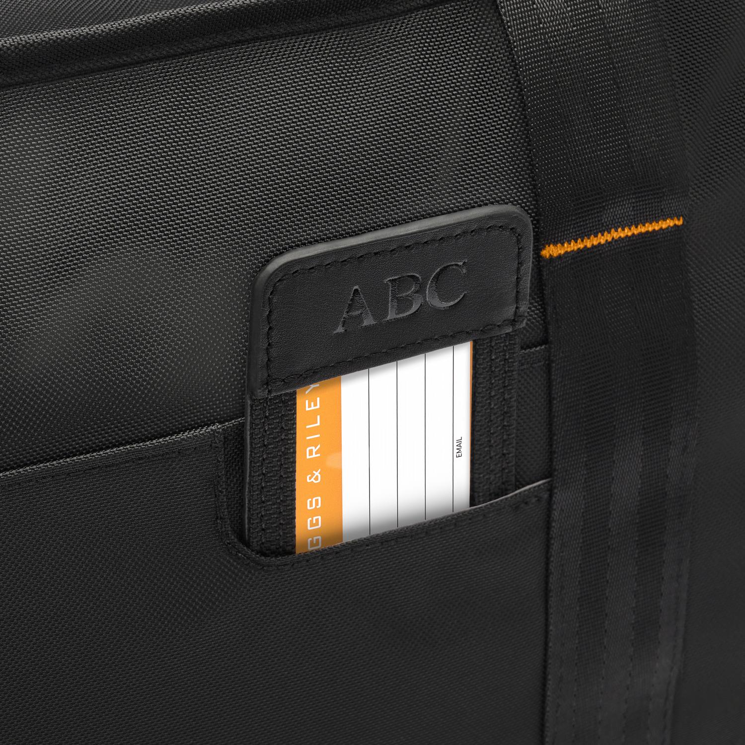 ZDX Cabin Bag Black Monogram ID Card #color_black