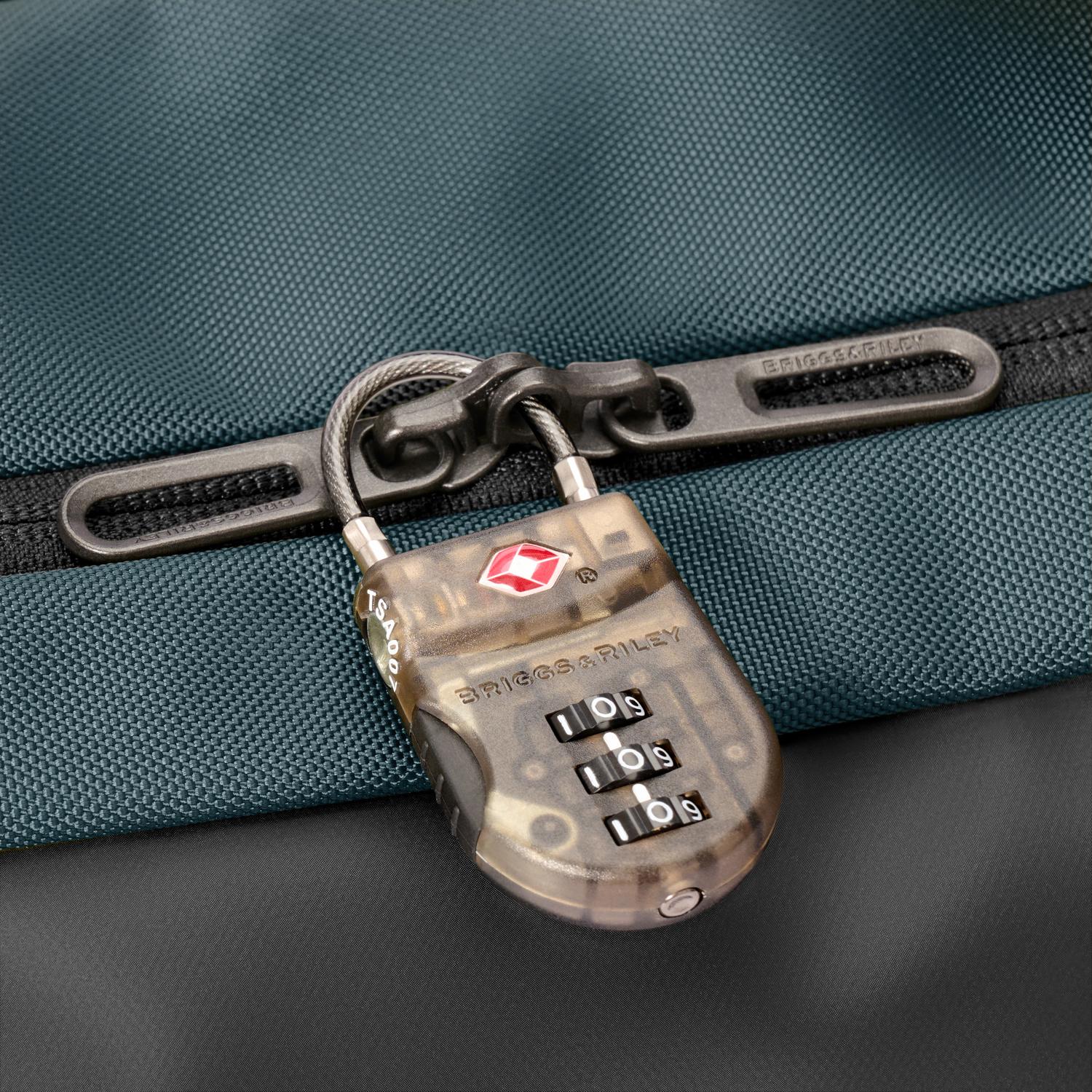 ZDX Cabin Bag Ocean Lockable Zippers  #color_ocean
