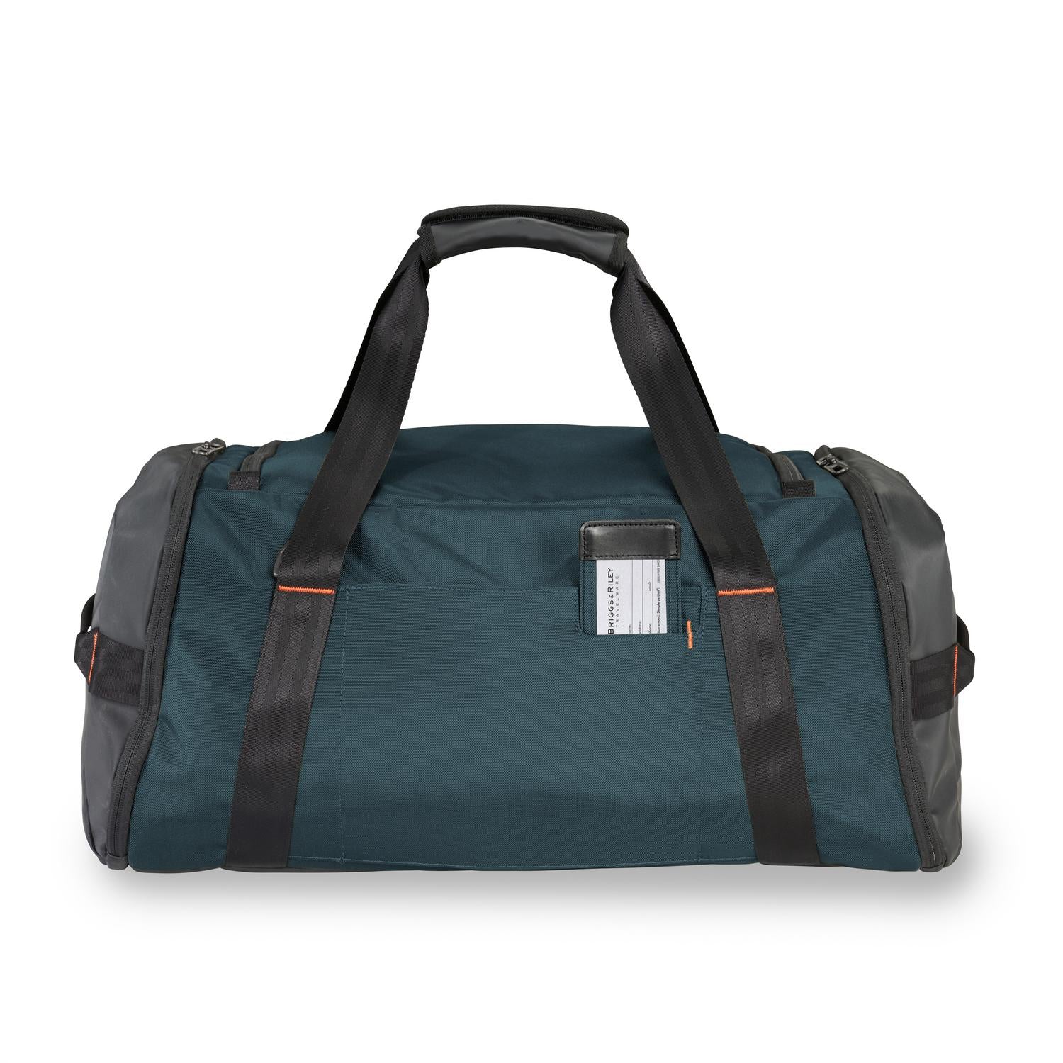 ZDX Large Travel Duffle Ocean Back with ID Tag #color_ocean