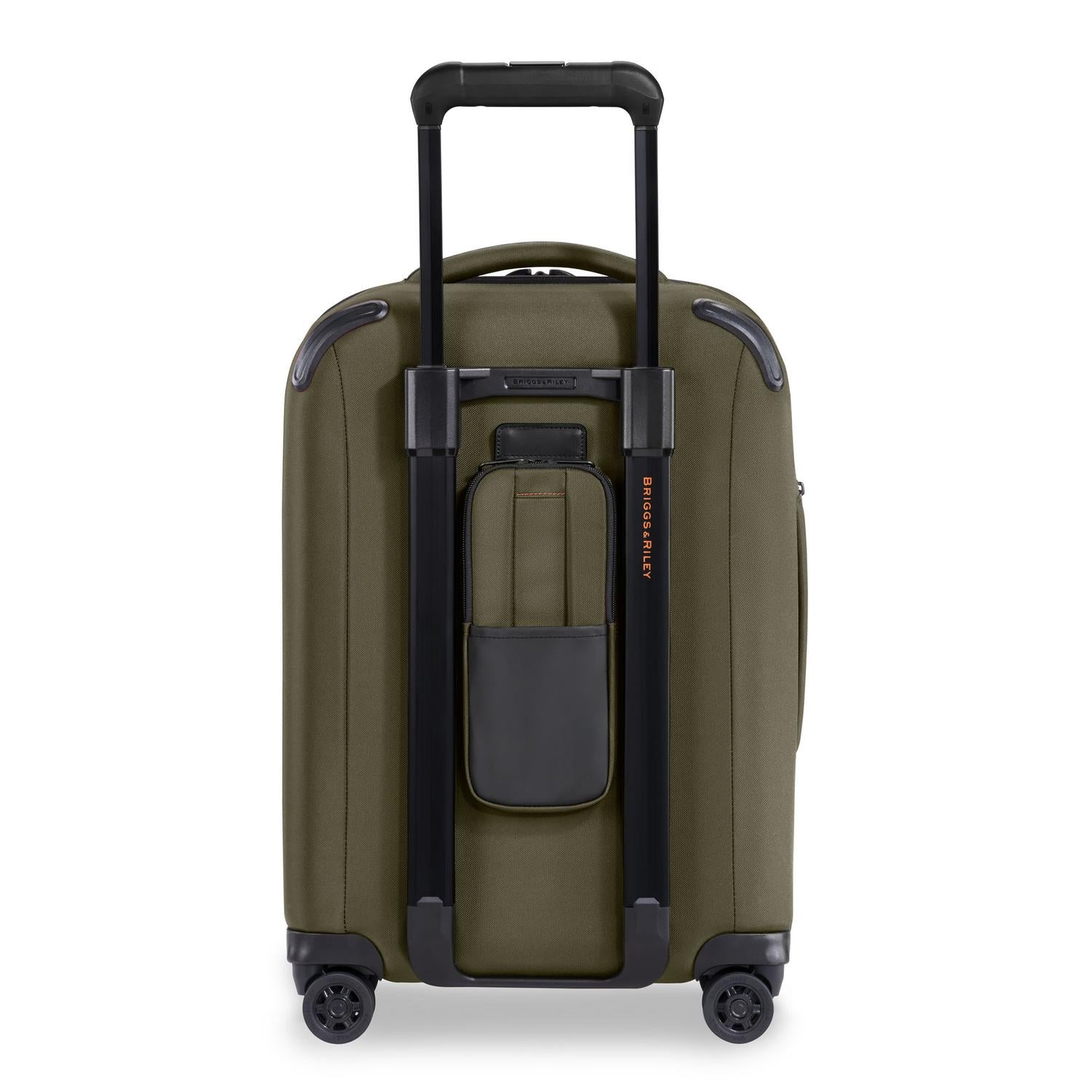 ZDX International 21" Carry-On Expandable Spinner Hunter Back #color_Hunter