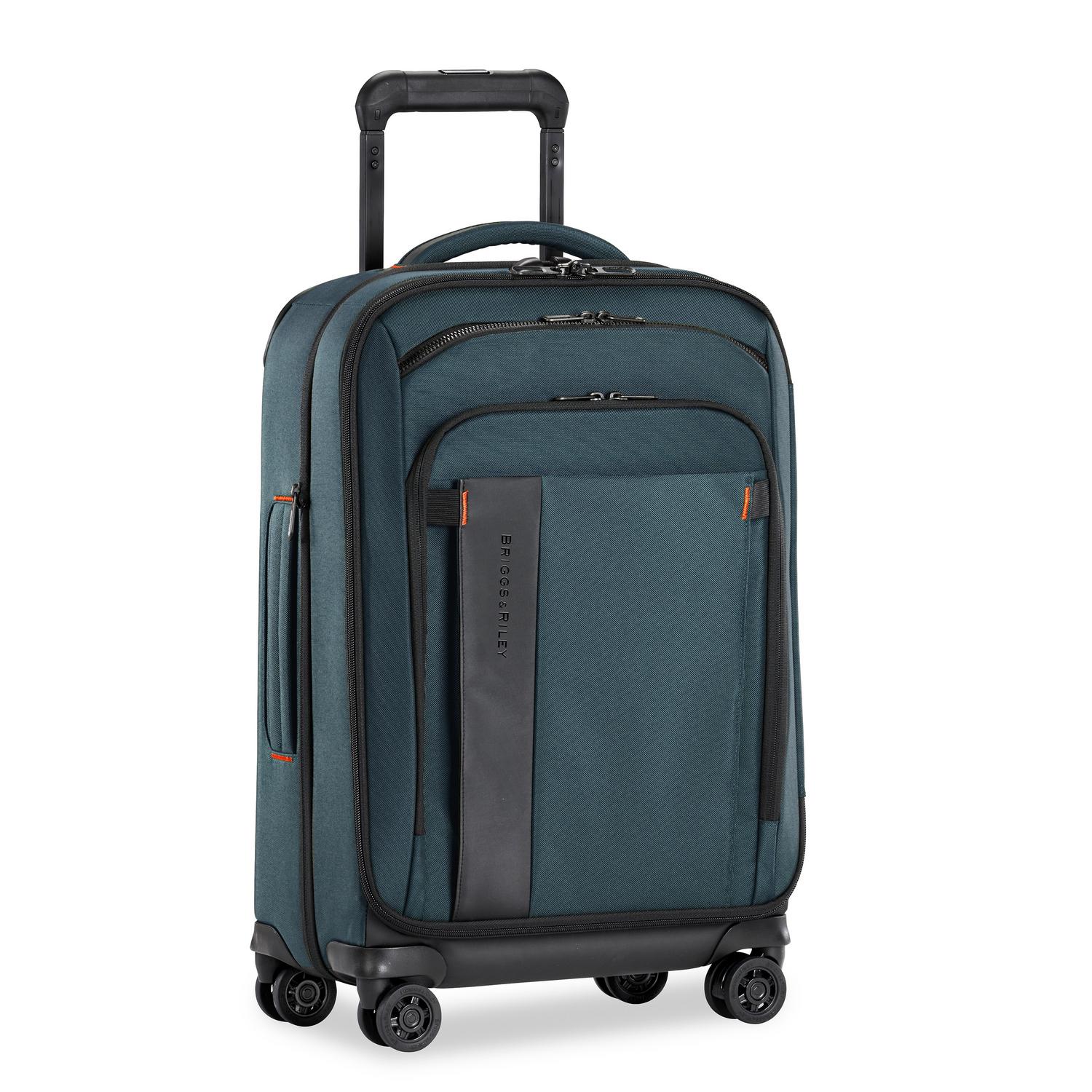ZDX Domestic 22" Carry-On Expandable Spinner Ocean Side #color_ocean