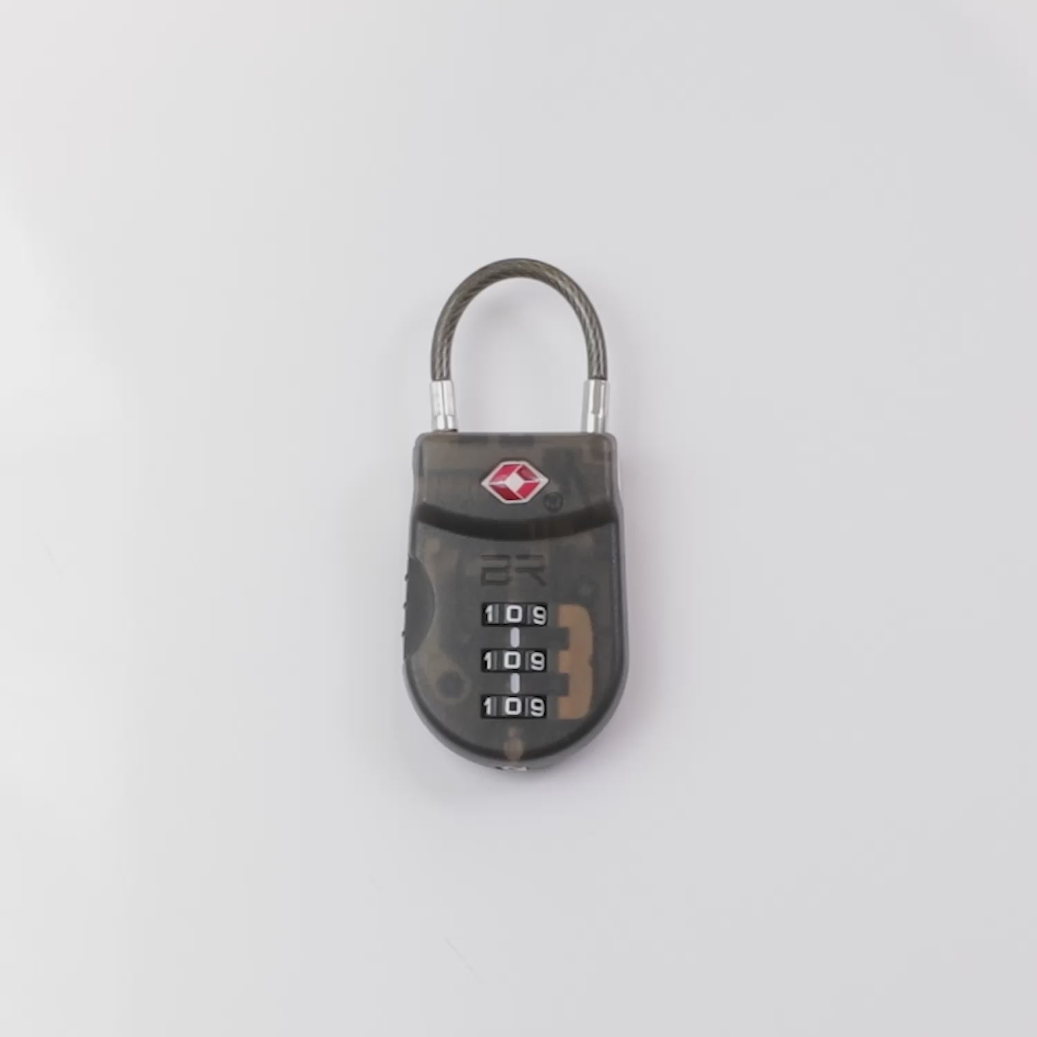 TSA Cable Luggage Lock (Plastic) #color_orange