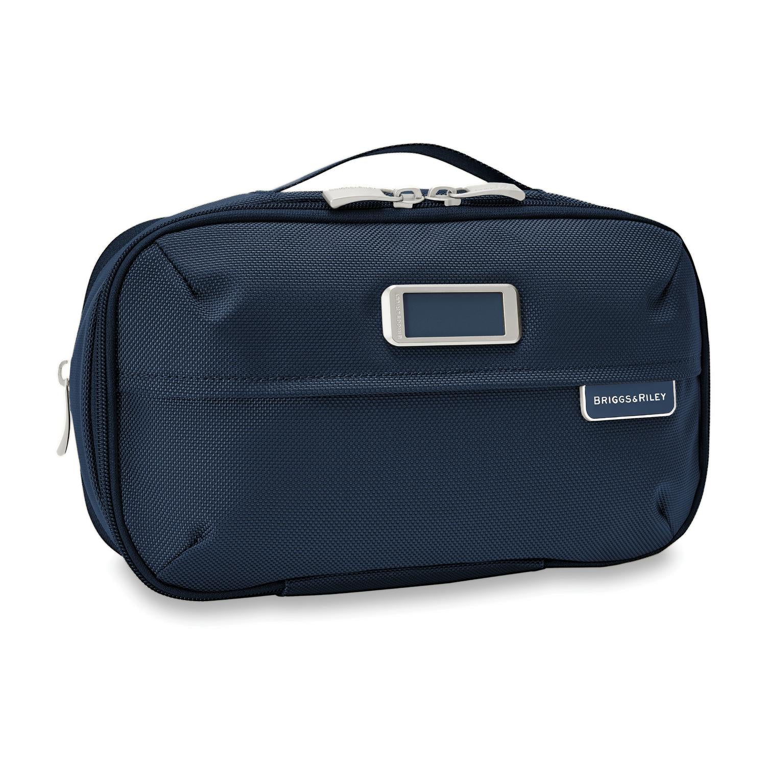 Briggs and Riley Expandable Essentials Kit Side View #color_navy