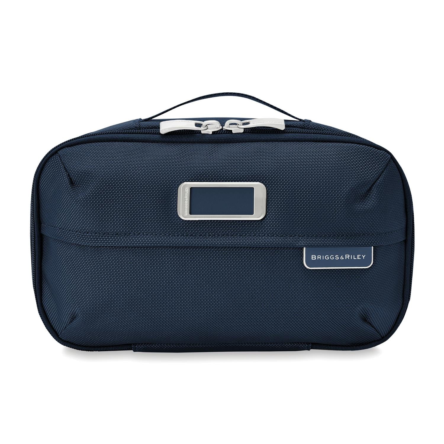 Briggs and Riley Expandable Essentials Kit Navy Front Side #color_navy
