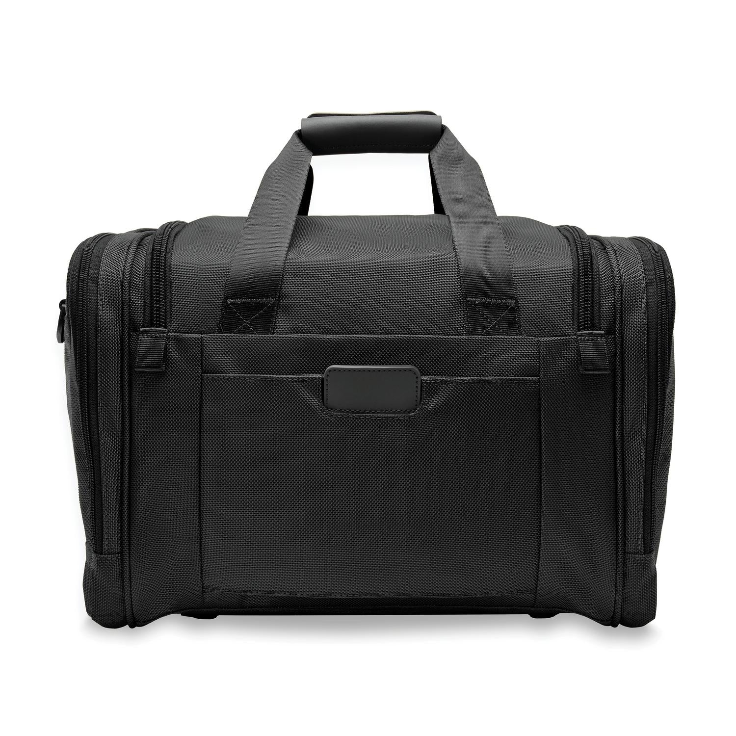 Briggs and Riley Underseat Duffle Black Back View  #color_black