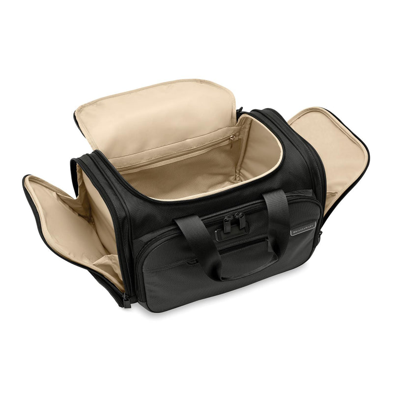 Briggs and Riley Underseat Duffle Black Open #color_black