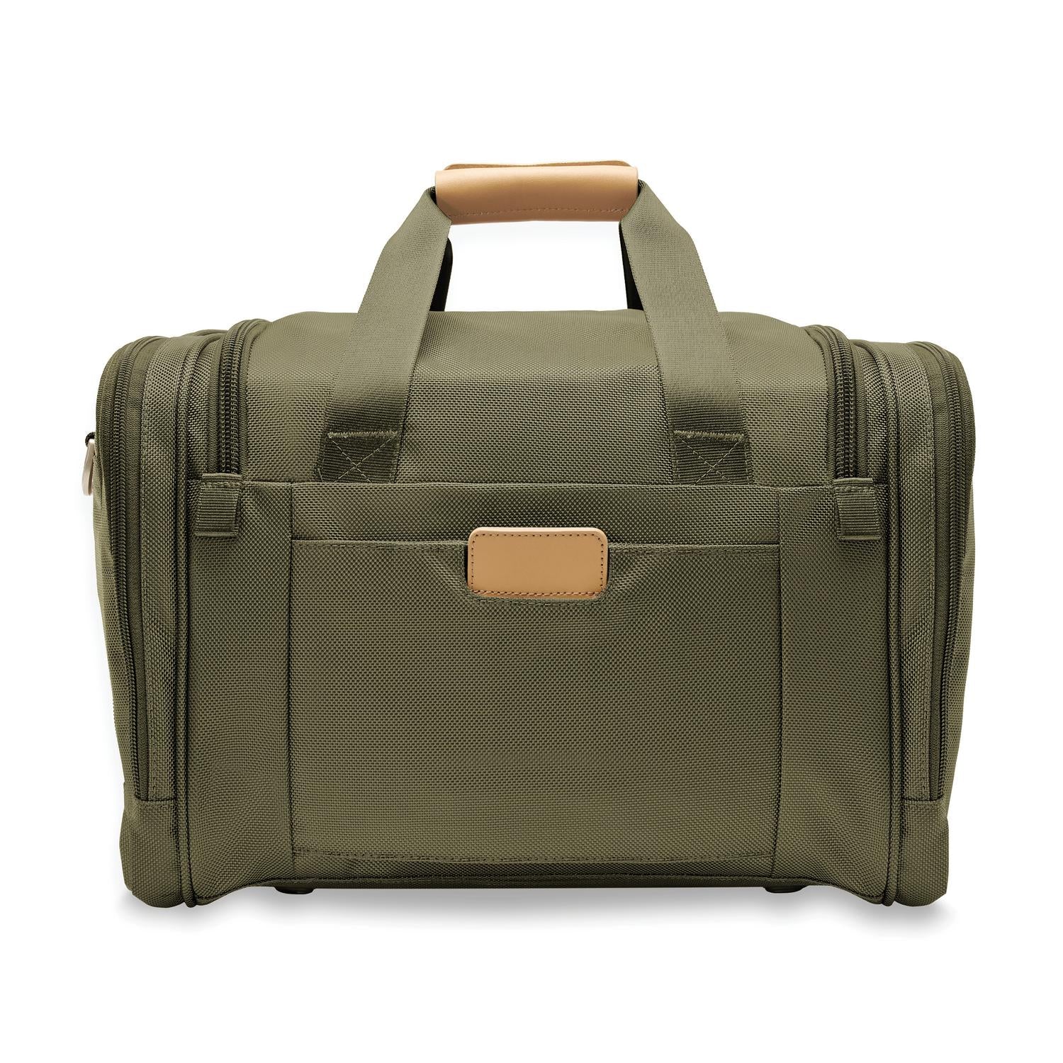 Briggs and Riley Underseat Duffle Olive Back View  #color_olive