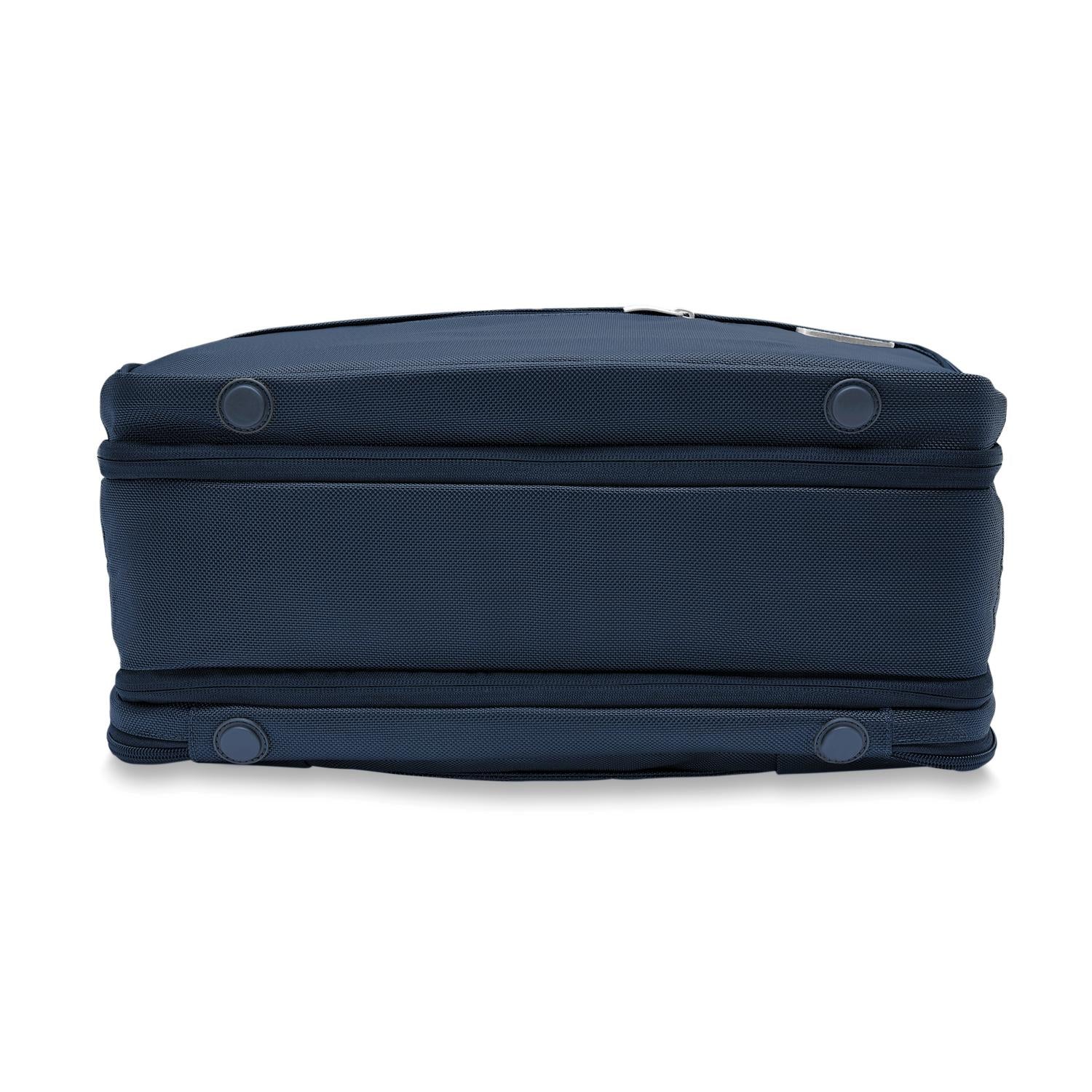 Briggs and Riley Expandable Cabin Bag Navy Bottom #color_navy