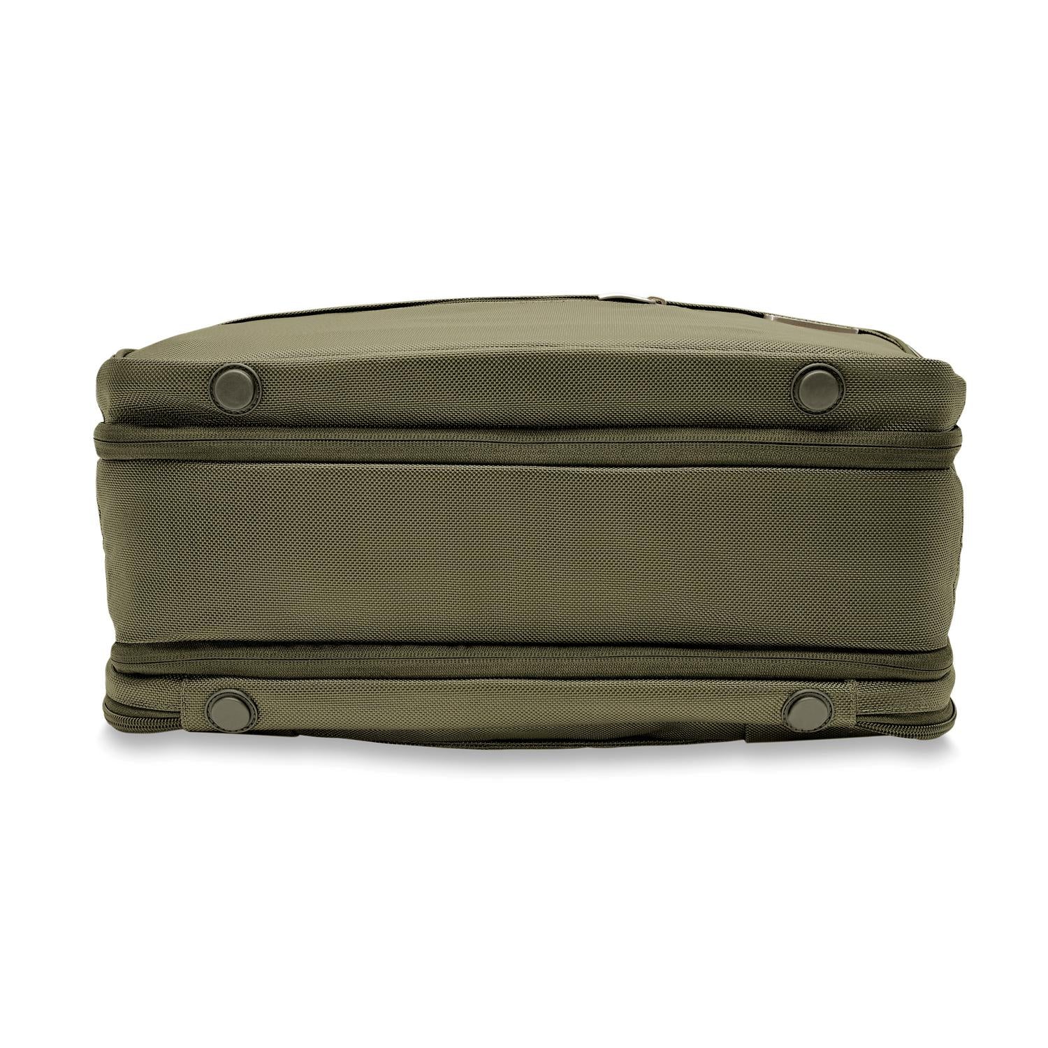 Briggs and Riley Expandable Cabin Bag Olive Bottom #color_olive