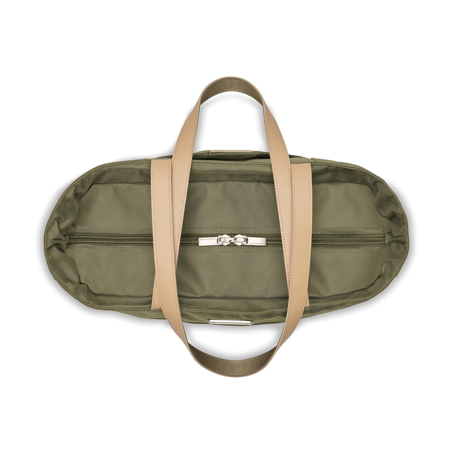 Briggs and Riley Traveler Tote Olive Top #color_olive