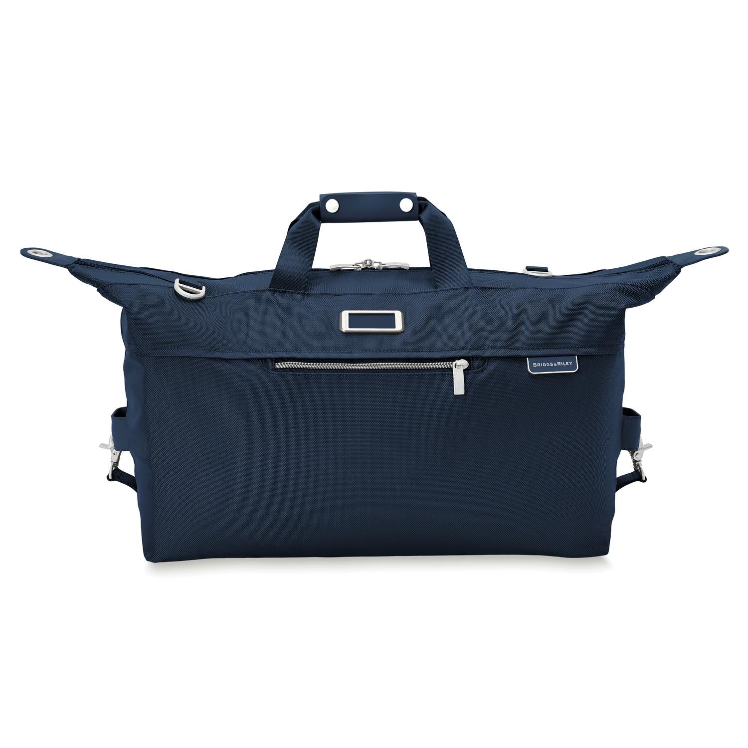 Briggs and Riley Weekender Duffle Navy front view  #color_navy