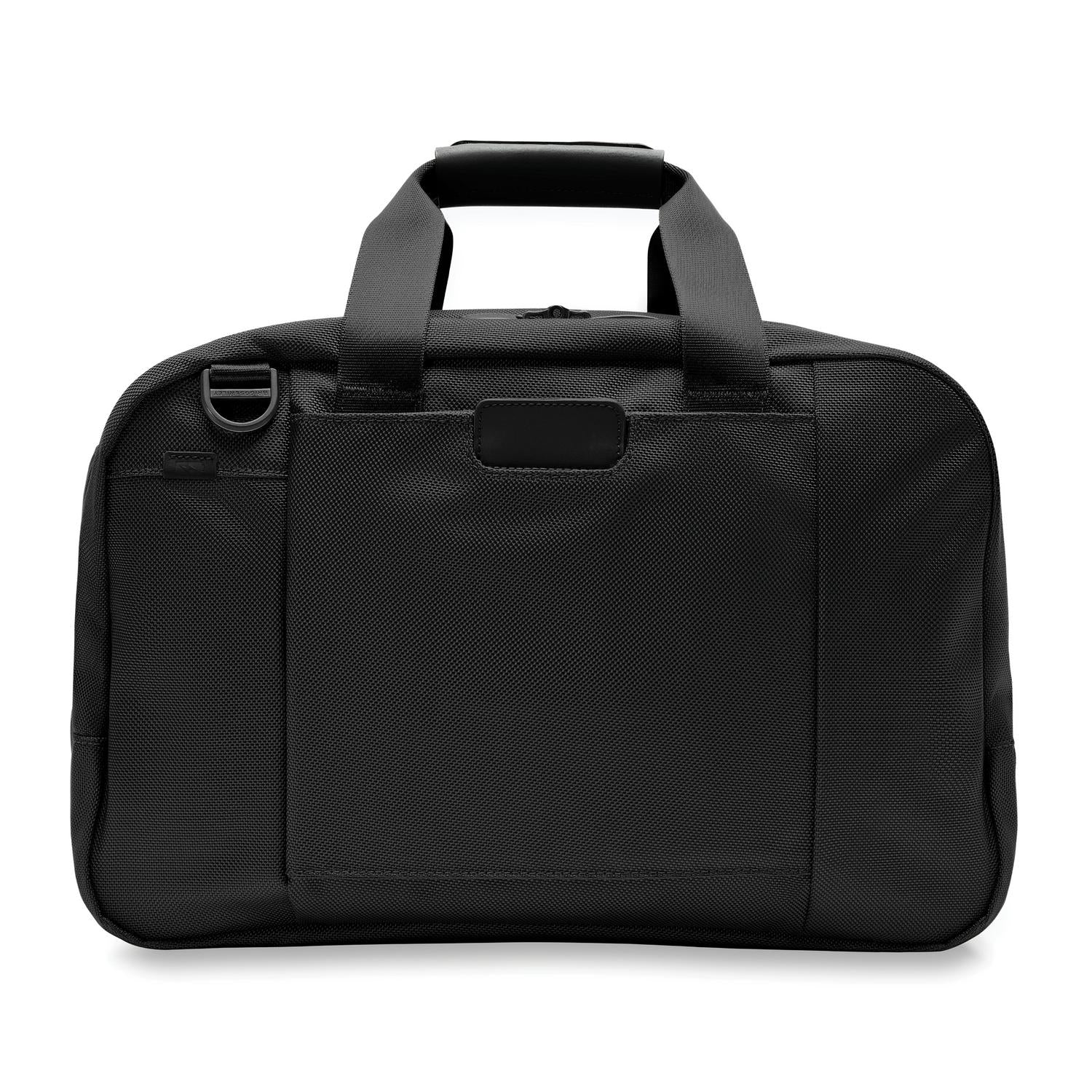 Briggs and Riley Executive Travel Duffle Black back view  #color_black