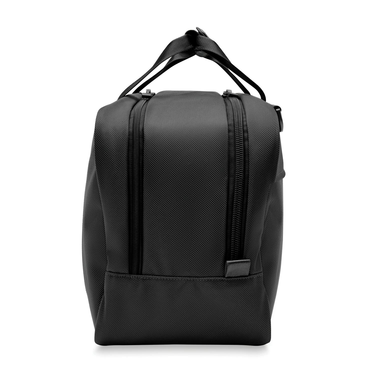 Briggs and Riley Executive Travel Duffle Black side view  #color_black