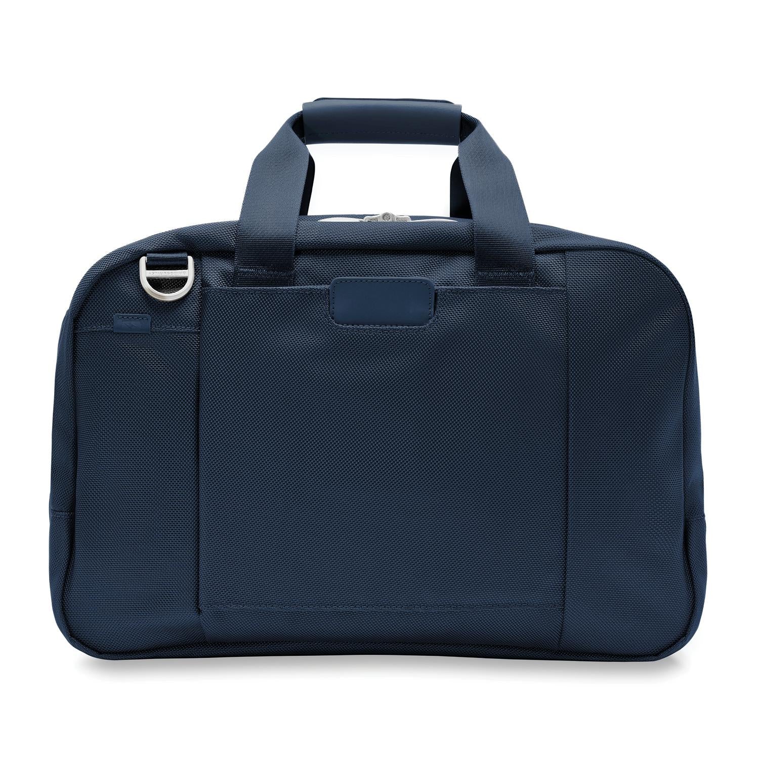 Briggs and Riley Executive Travel Duffle Navy back view  #color_navy