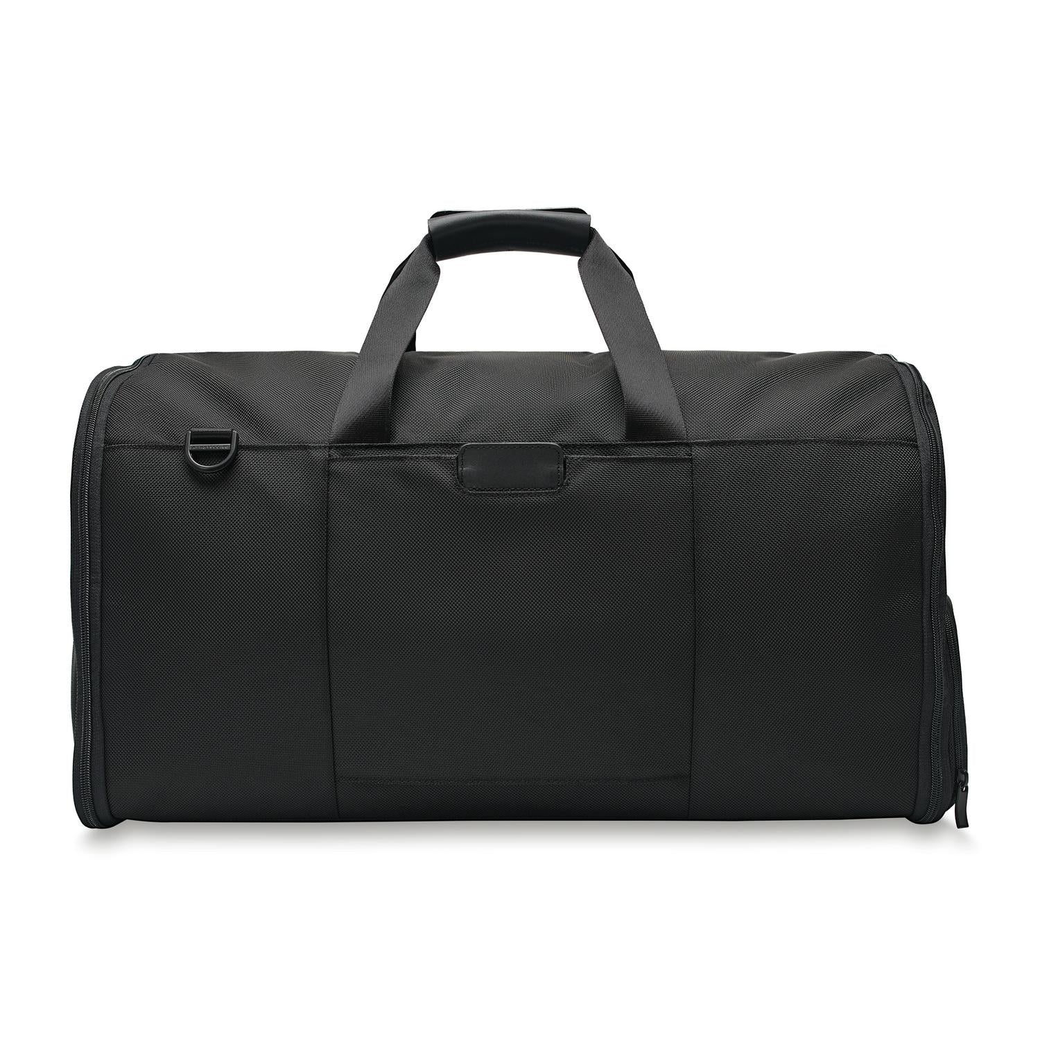Briggs and Riley Garment Duffle Black Back View  #color_black
