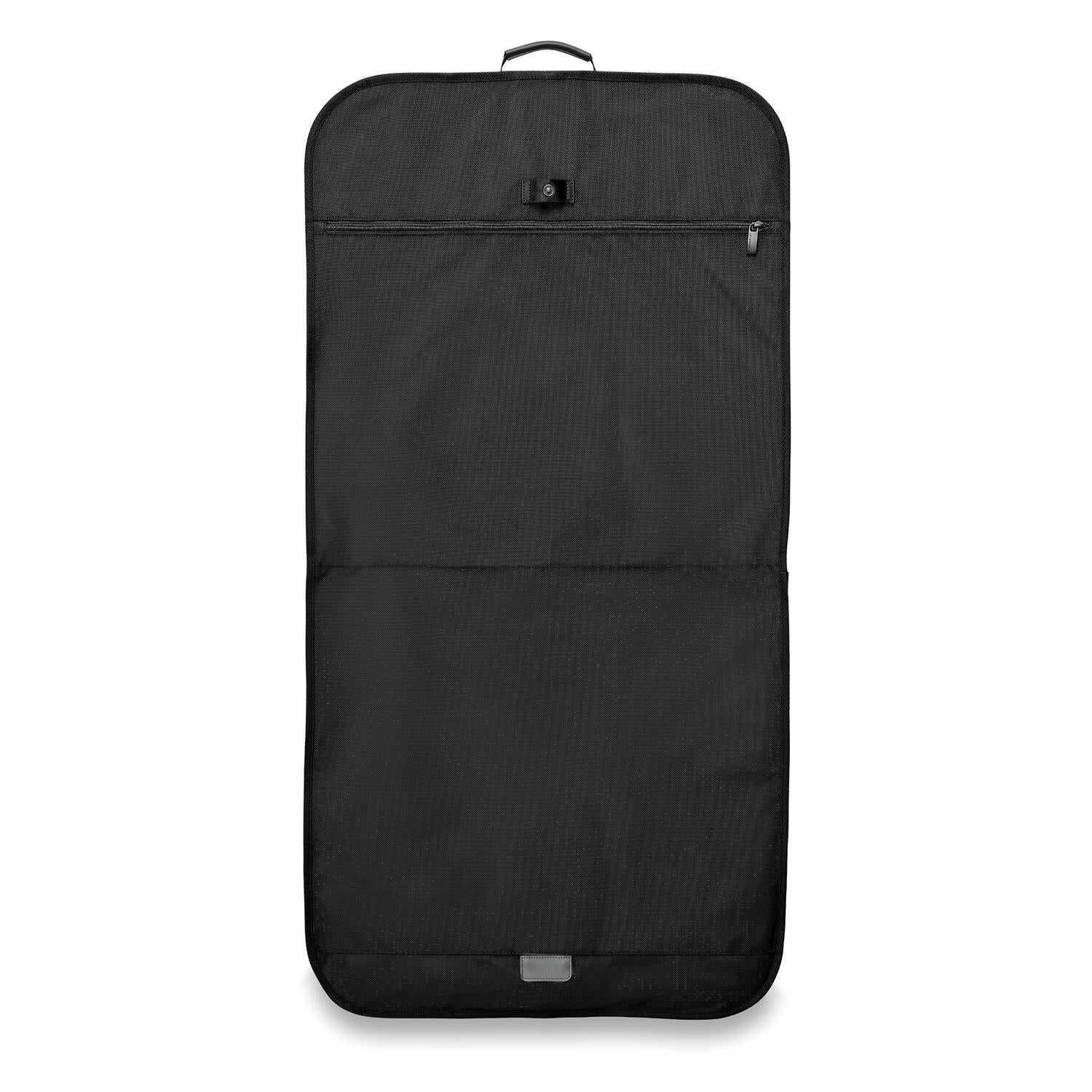 Briggs and Riley Classic Garment Bag Black Open View #color_black