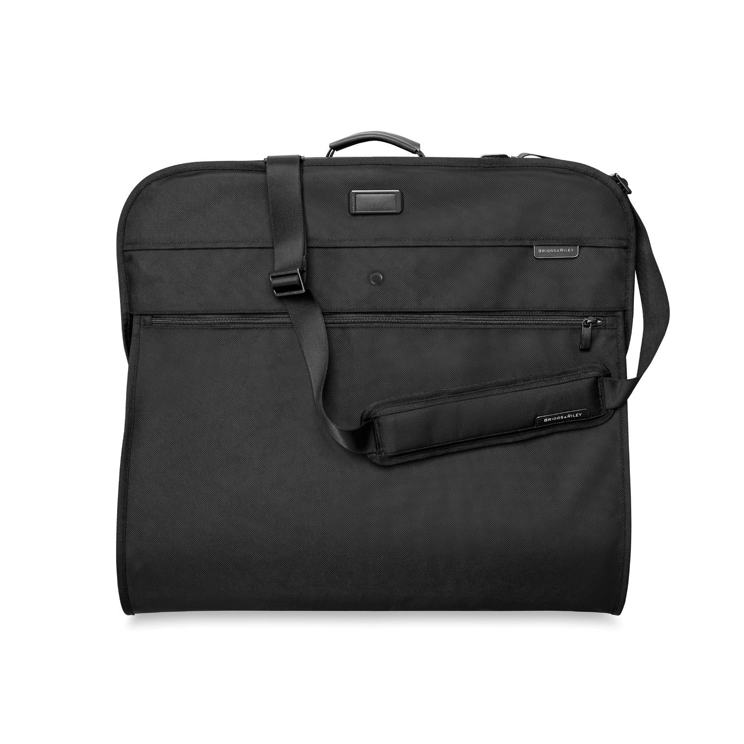 classic garment bag with strap  #color_black