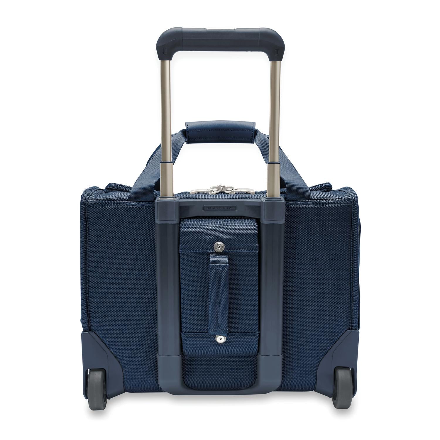 Briggs and Riley 2-Wheel Cabin Bag Navy Back View #color_navy