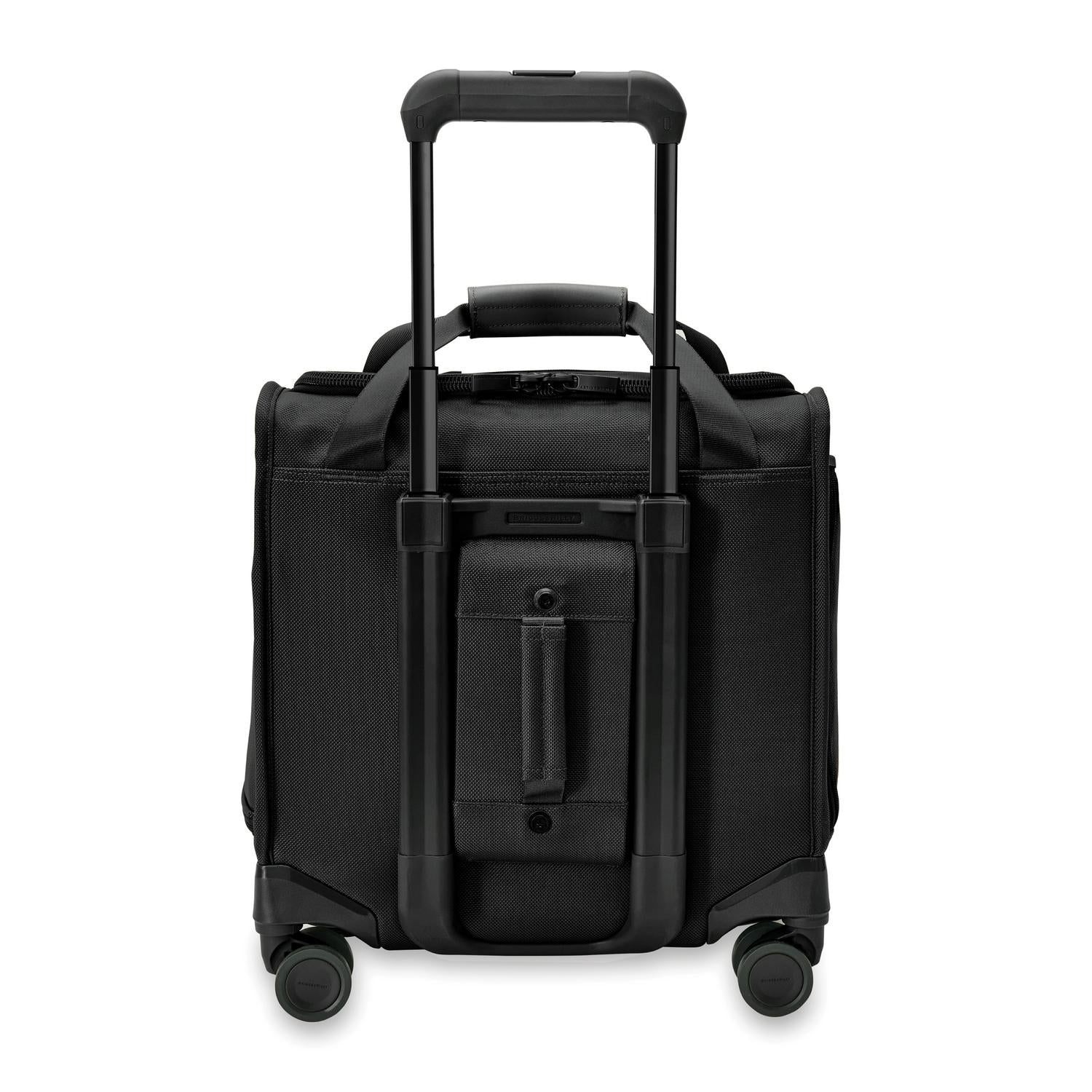 Briggs and Riley Cabin Spinner Black Back View #color_black