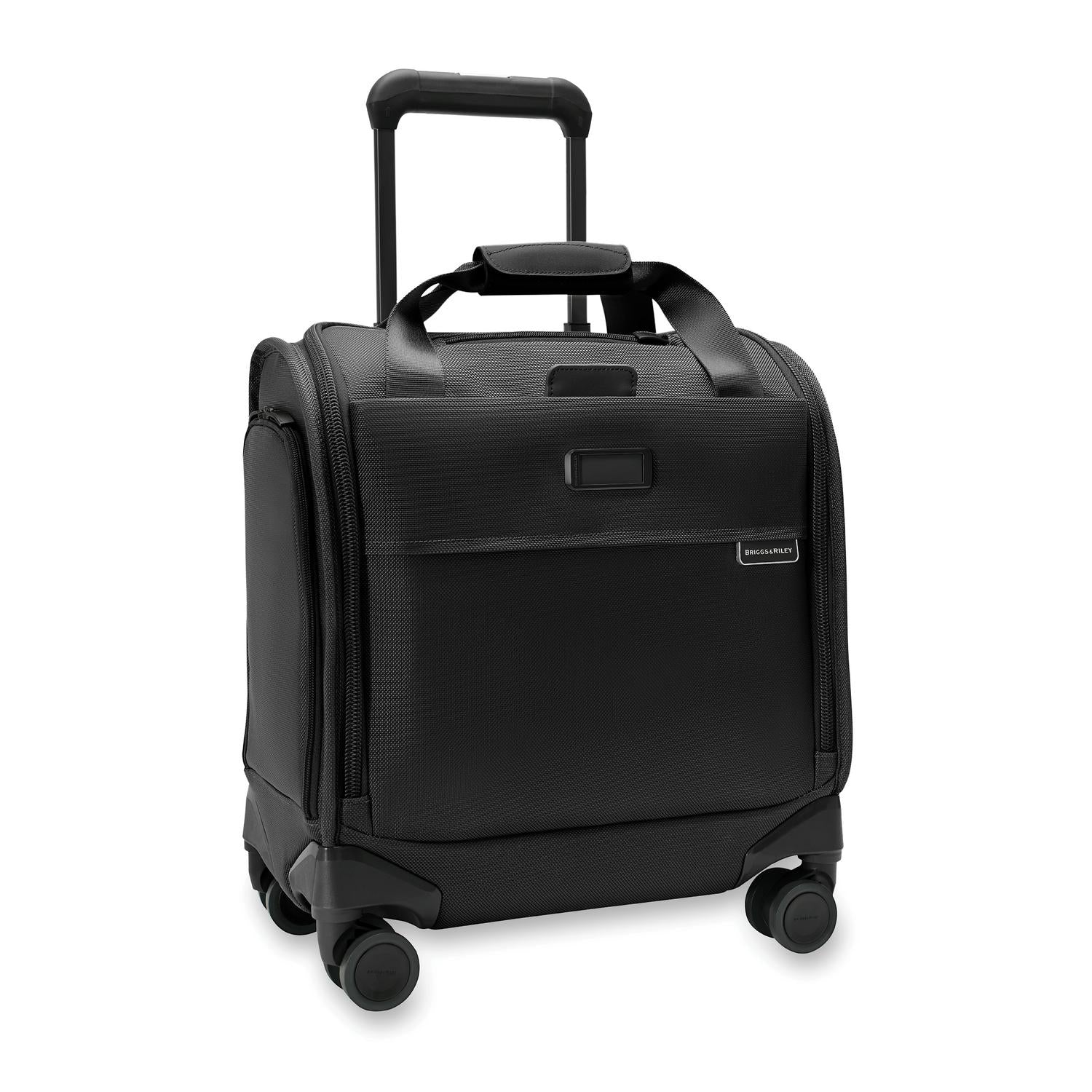 Briggs and Riley Cabin Spinner Black Side View #color_black