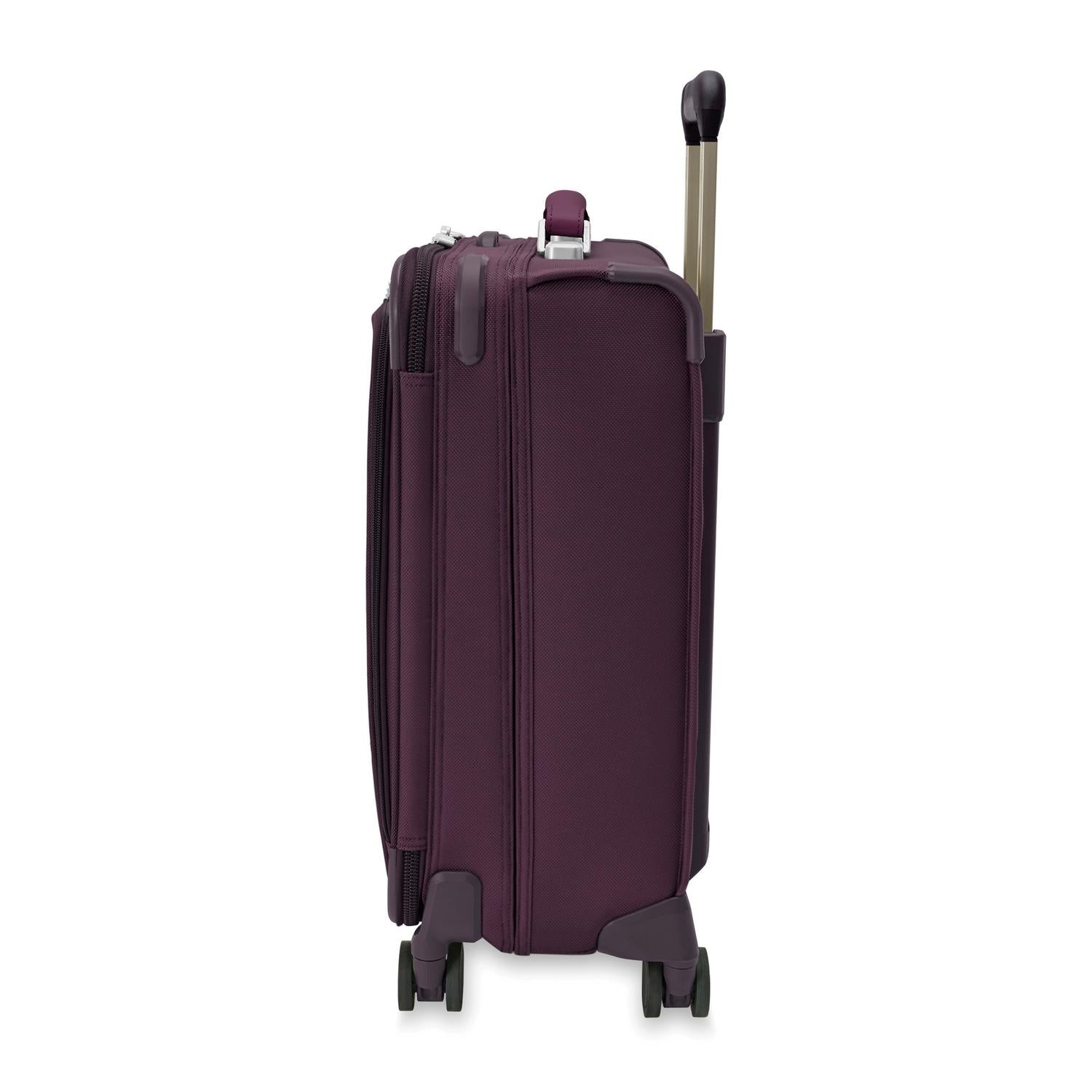 Baseline Carry-On Expandable Spinner Plum Side View #color_plum